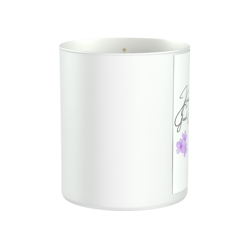 Kindness Positivity 200g White candle ‘Sandy Bay'