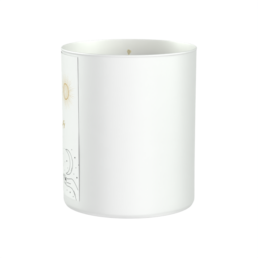 Pisces Astrology Star Signs 200g White candle ‘Sandy Bay'