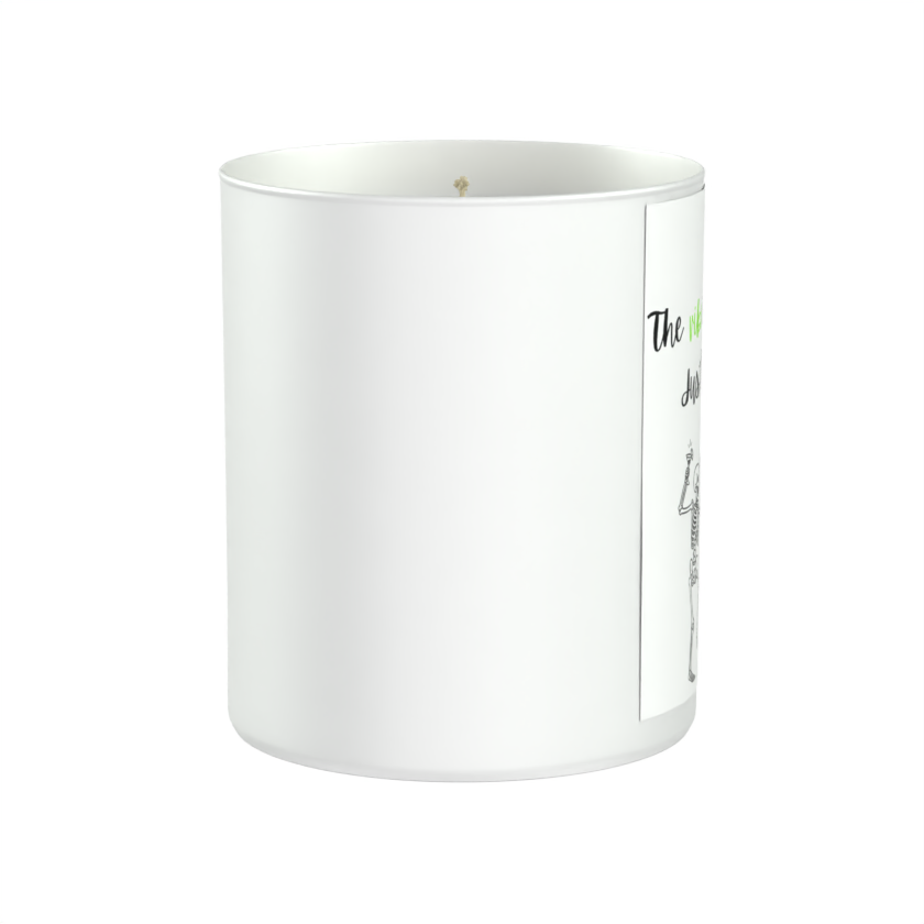 Chaotic Vibe Skeleton Friendship 200g White candle ‘Sandy Bay'