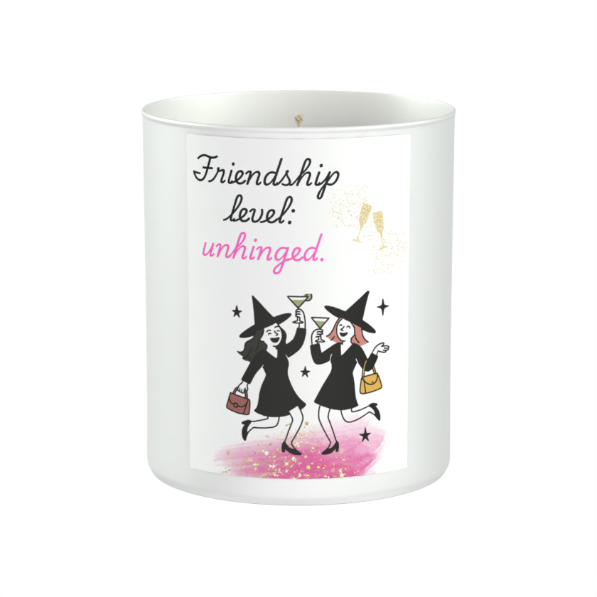Friendship Unhinged 200g White candle ‘Sandy Bay'