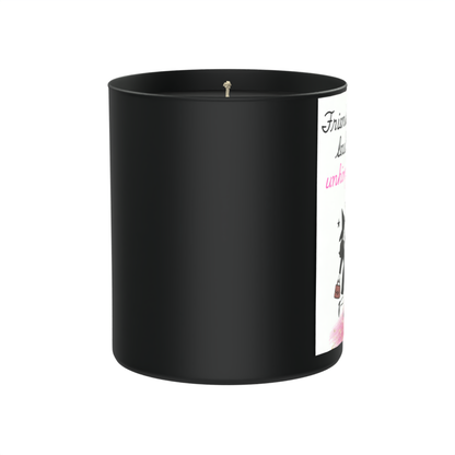 Friendship Unhinged 200g Black Candle ‘Dark Noir’