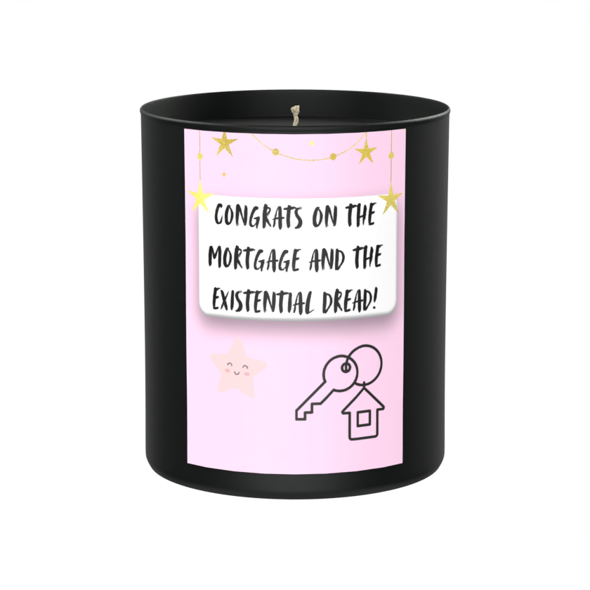 Congrats Mortgage 200g Black Candle ‘Dark Noir’