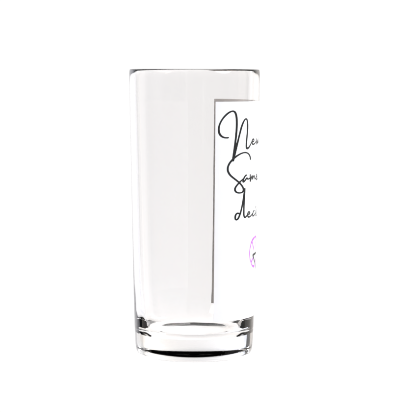New Home Same Poor Decisions Highball Glass