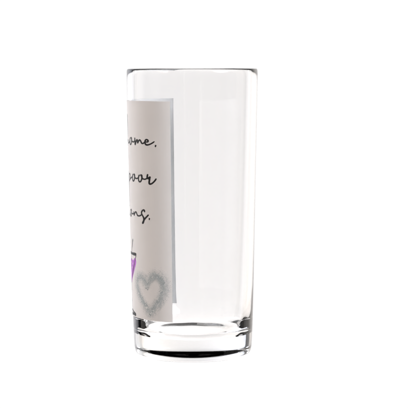 New Home Same Poor Decisions Highball Glass