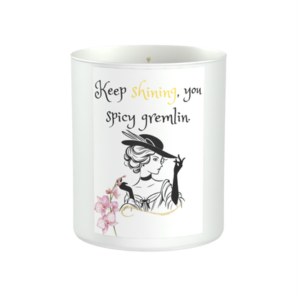 Spicy Gremlin 200g White candle ‘Sandy Bay'