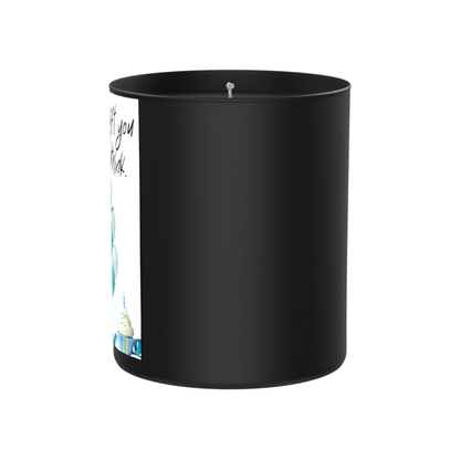 Funny Cat Birthday 200g Black Candle ‘Dark Noir’
