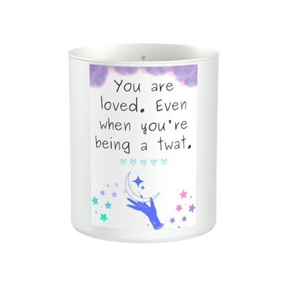 Funny Adult Humour 200g White candle ‘Sandy Bay'