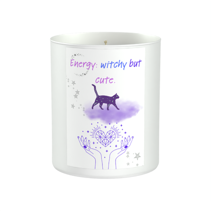 Witchy But Cute 200g White candle ‘Sandy Bay'