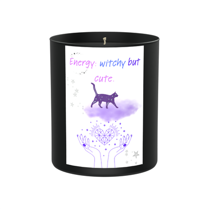 Witchy But Cute 200g Black Candle ‘Dark Noir’
