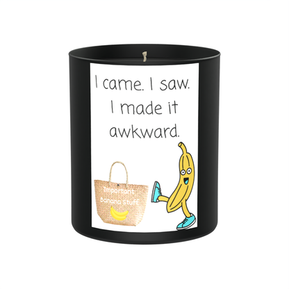 Important Banana Stuff 200g Black Candle ‘Dark Noir’
