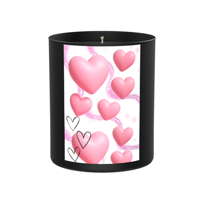 Hearts 200g Black Candle ‘Dark Noir’