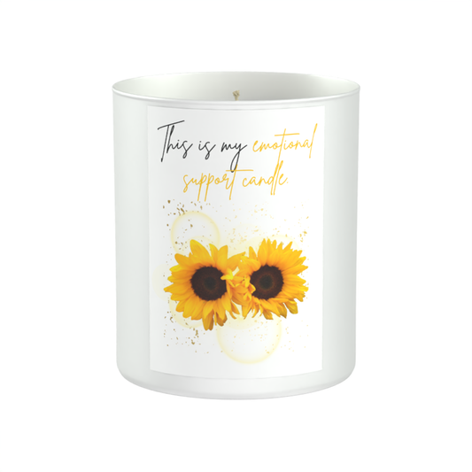 Emotional Support Candle 200g White candle ‘Sandy Bay'
