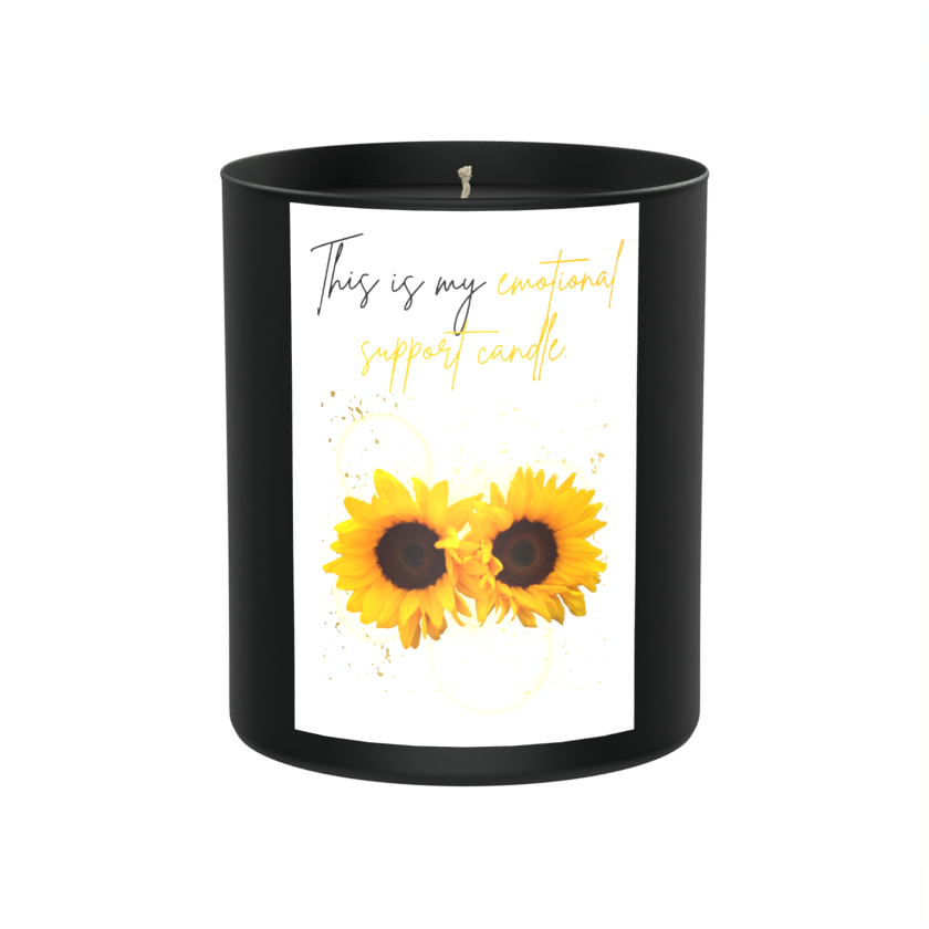 Emotional Support Candle 200g Black Candle ‘Dark Noir’