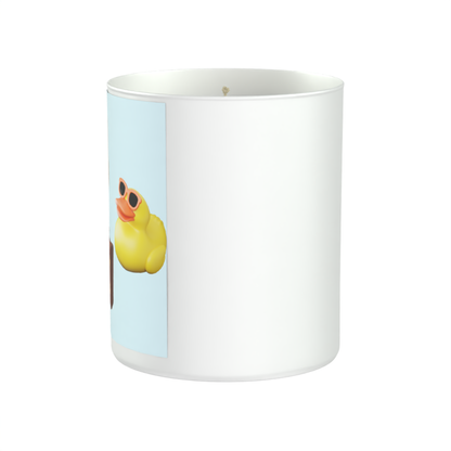 Important Duck Business 200g White candle ‘Sandy Bay'