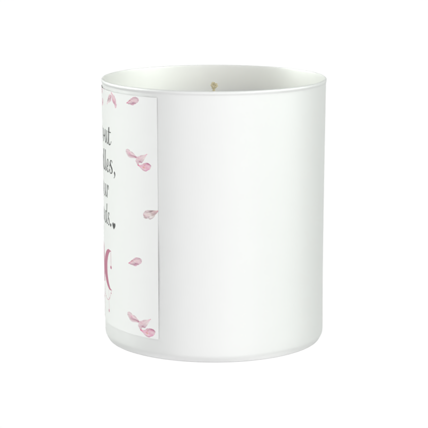 Blow Out the Candles, Not Your Standards 200g White candle ‘Sandy Bay'