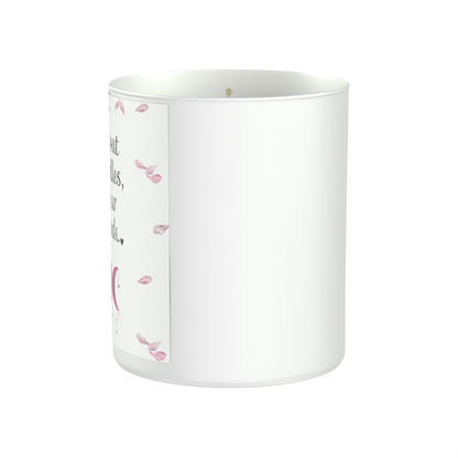 Blow Out the Candles, Not Your Standards 200g White candle ‘Sandy Bay'