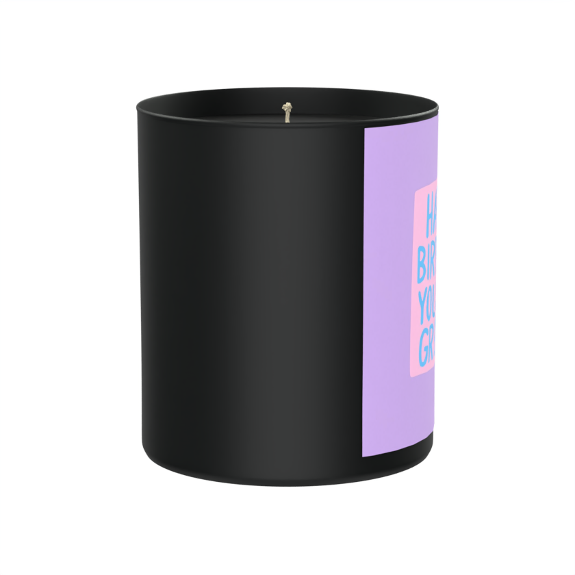 Happy Birthday You Sexy Gremlin 200g Black Candle ‘Dark Noir’