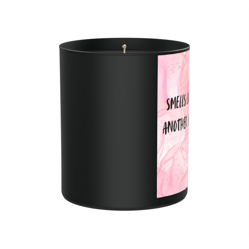 Smells Like I Survived Another Family Dinner 200g Black Candle ‘Dark Noir’