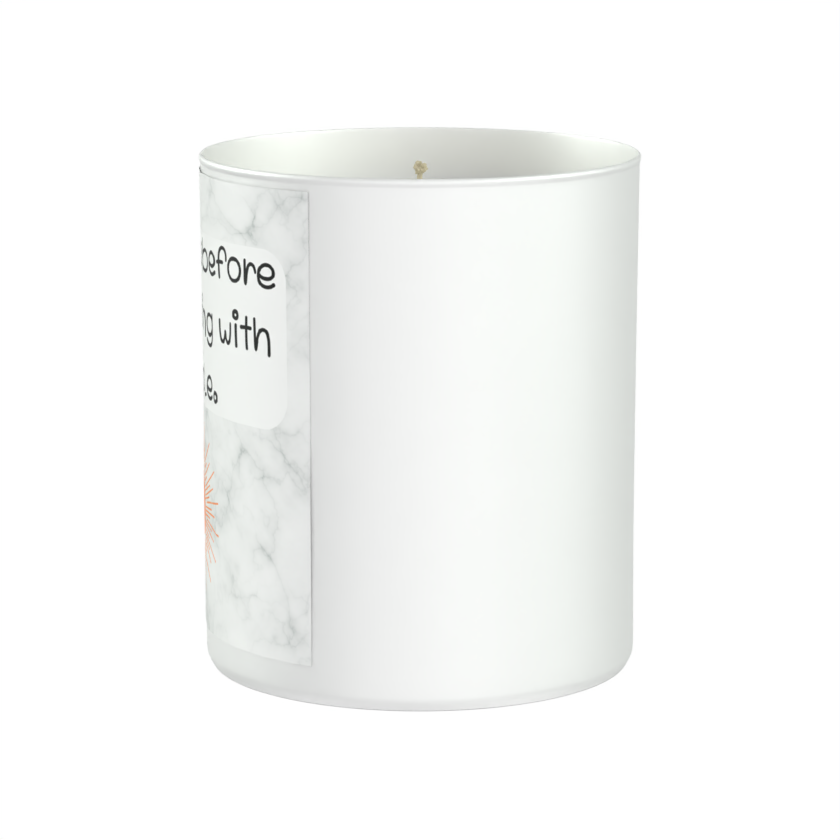 Burn This Before Interacting With People 200g White candle ‘Sandy Bay'