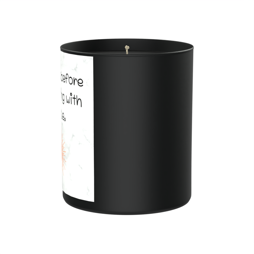 Burn This Before Interacting With People 200g Black Candle ‘Dark Noir’
