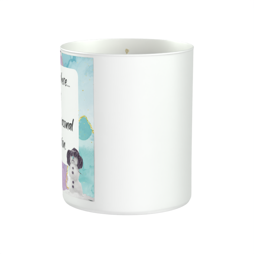 Winter Is Here & So Is My Seasonal Depression 200g White candle ‘Sandy Bay'