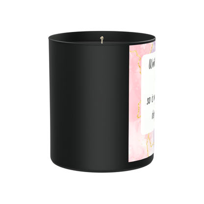 Winter Is Here & So Is My Seasonal Depression 200g Black Candle ‘Dark Noir’