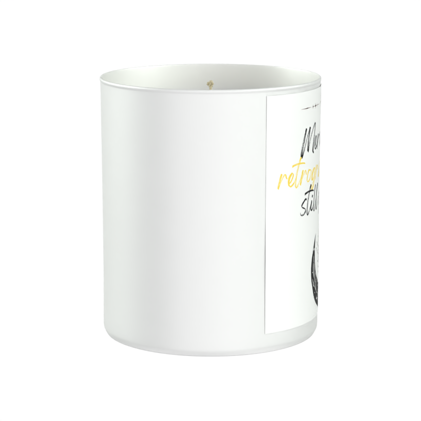 Mercury’s in Retrograde, But I’m Still Glowing 200g White candle ‘Sandy Bay'