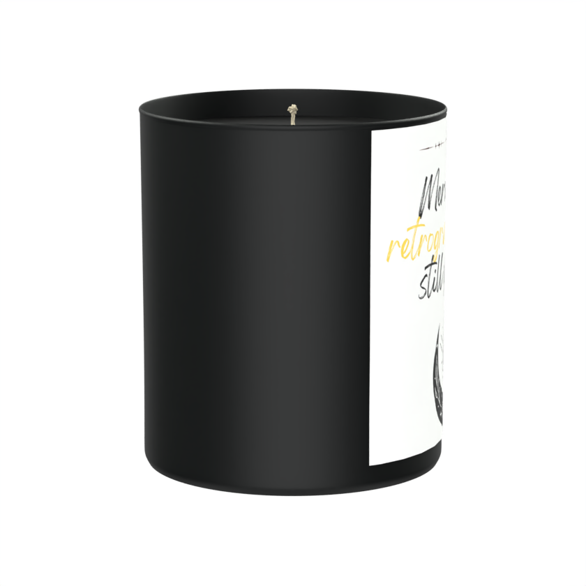 Mercury's in retrograde, but I'm still glowing 200g Black Candle ‘Dark Noir’