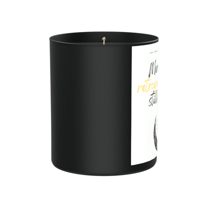 Mercury's in retrograde, but I'm still glowing 200g Black Candle ‘Dark Noir’