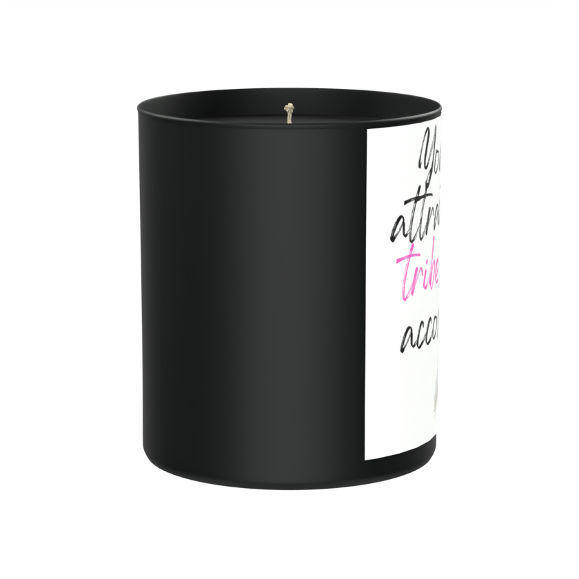 Your Vibe Attracts Your Tribe. Smell Accordingly 200g Black Candle ‘Dark Noir’
