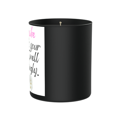 Your Vibe Attracts Your Tribe. Smell Accordingly 200g Black Candle ‘Dark Noir’