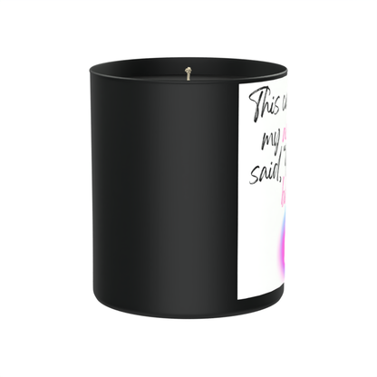 This Candle Saw My Aura and Said: You Good, Babe? 200g Black Candle ‘Dark Noir’