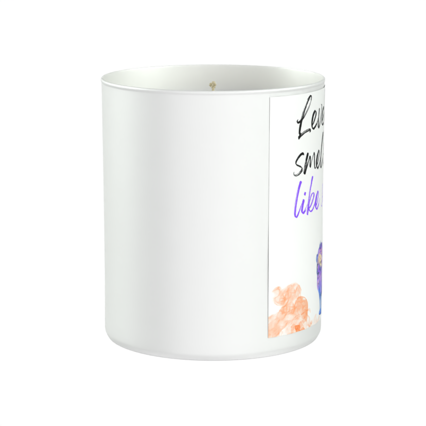 Leveling up smells a lot like success 200g White candle ‘Sandy Bay'