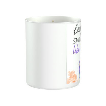 Leveling up smells a lot like success 200g White candle ‘Sandy Bay'