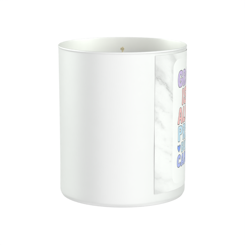 Growth Isn’t Always Pretty, But This Candle Is 200g White candle ‘Sandy Bay'