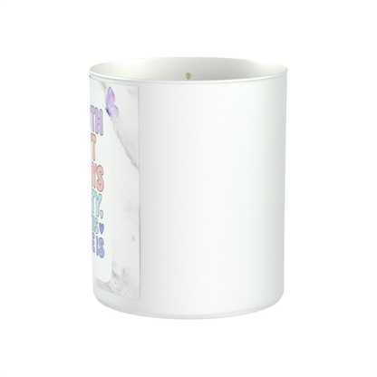 Growth Isn’t Always Pretty, But This Candle Is 200g White candle ‘Sandy Bay'
