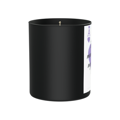 Busy Manifesting My Dream Life 200g Black Candle ‘Dark Noir’