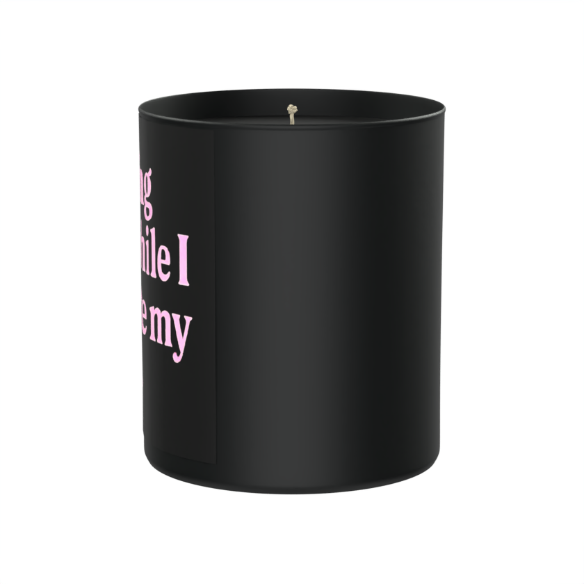 Lighting This While I Rewrite My Story 200g Black Candle ‘Dark Noir’