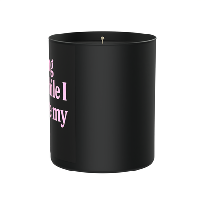 Lighting This While I Rewrite My Story 200g Black Candle ‘Dark Noir’