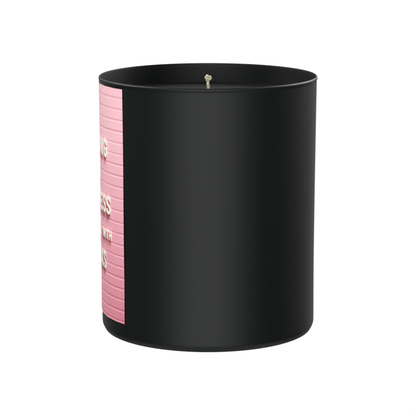 Healing in Progress – Enter with Snacks 200g Black Candle ‘Dark Noir’