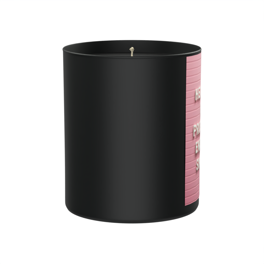 Healing in Progress – Enter with Snacks 200g Black Candle ‘Dark Noir’