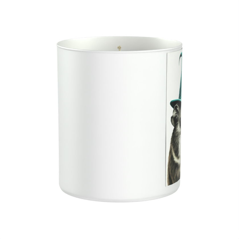 Guinea Pig Witch Hat 200g White candle ‘Sandy Bay'