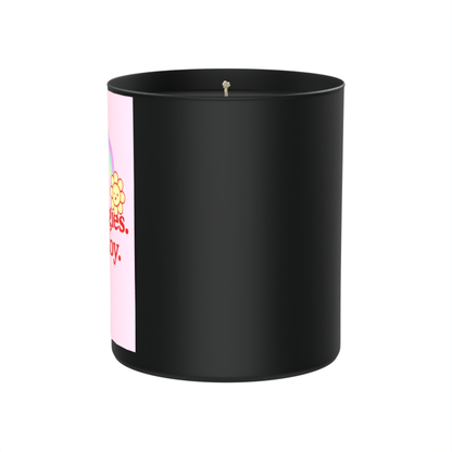 No Apologies. Just Joy. 200g Black Candle ‘Dark Noir’