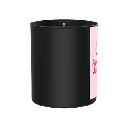 No Apologies. Just Joy. 200g Black Candle ‘Dark Noir’
