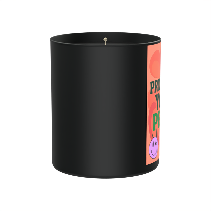 Prioritise Your Peace 200g Black Candle ‘Dark Noir’