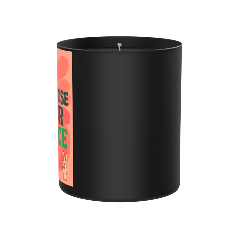 Prioritise Your Peace 200g Black Candle ‘Dark Noir’