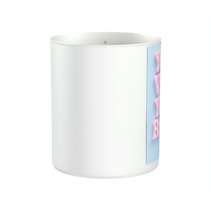 Your Vibe, Your Rules 200g White candle ‘Sandy Bay'