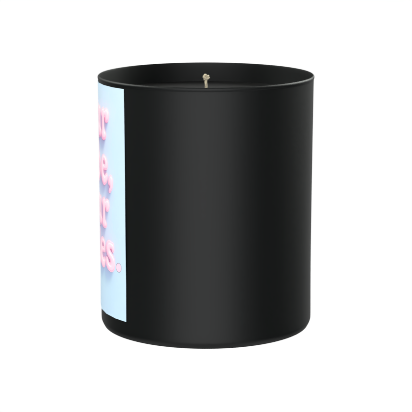 Your Vibe, Your Rules 200g Black Candle ‘Dark Noir’