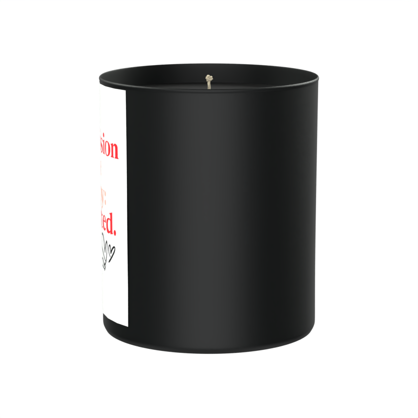 Permission to Be Happy: Granted 200g Black Candle ‘Dark Noir’