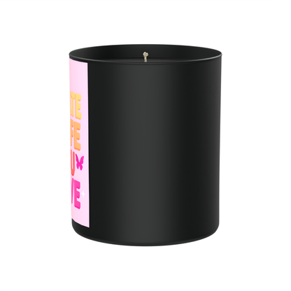 Create a Life You Love 200g Black Candle ‘Dark Noir’